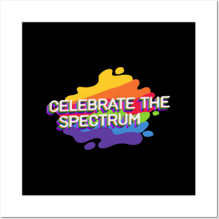 Neurodiversity Celebrate The Spectrum - Autism Awareness Shirt, Autistic Spectrum Acceptance Gift Posters and Art